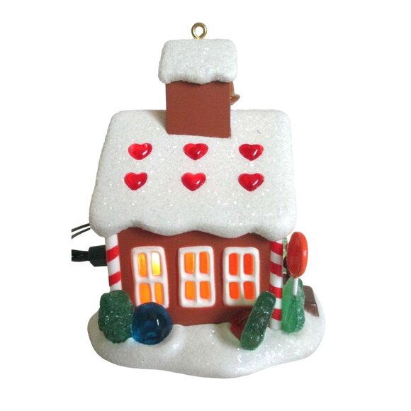 Hallmark 2012 Noelville Schoolhouse Christmas Ornament - Gingerbread Light Cover - Picture 3 of 6